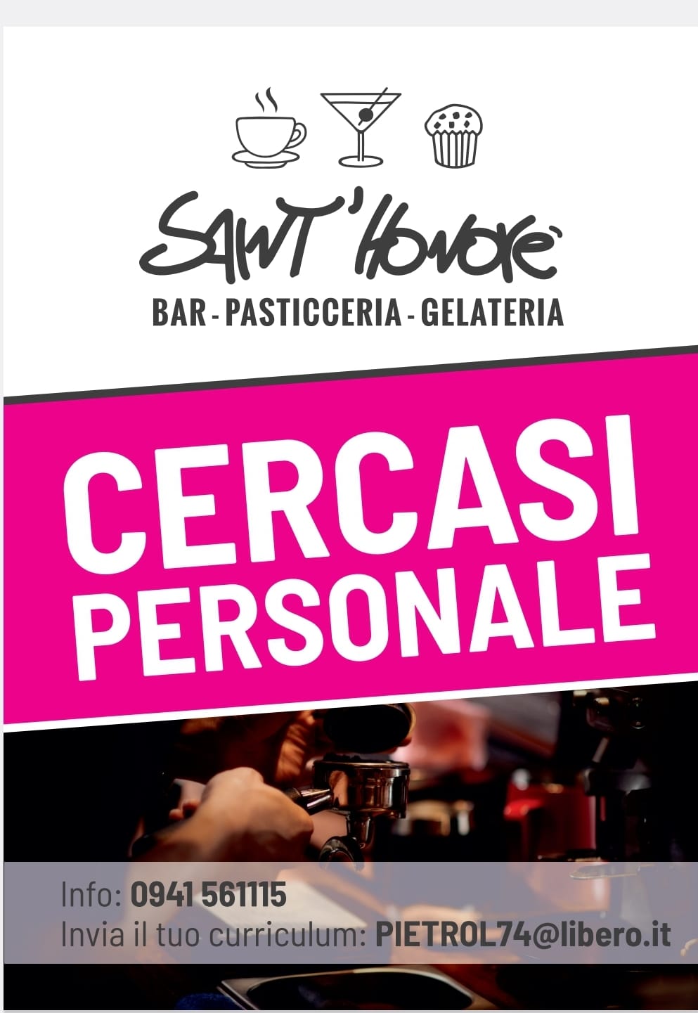 brolo - ricerca personale settore bar, gelateria, pasticceria