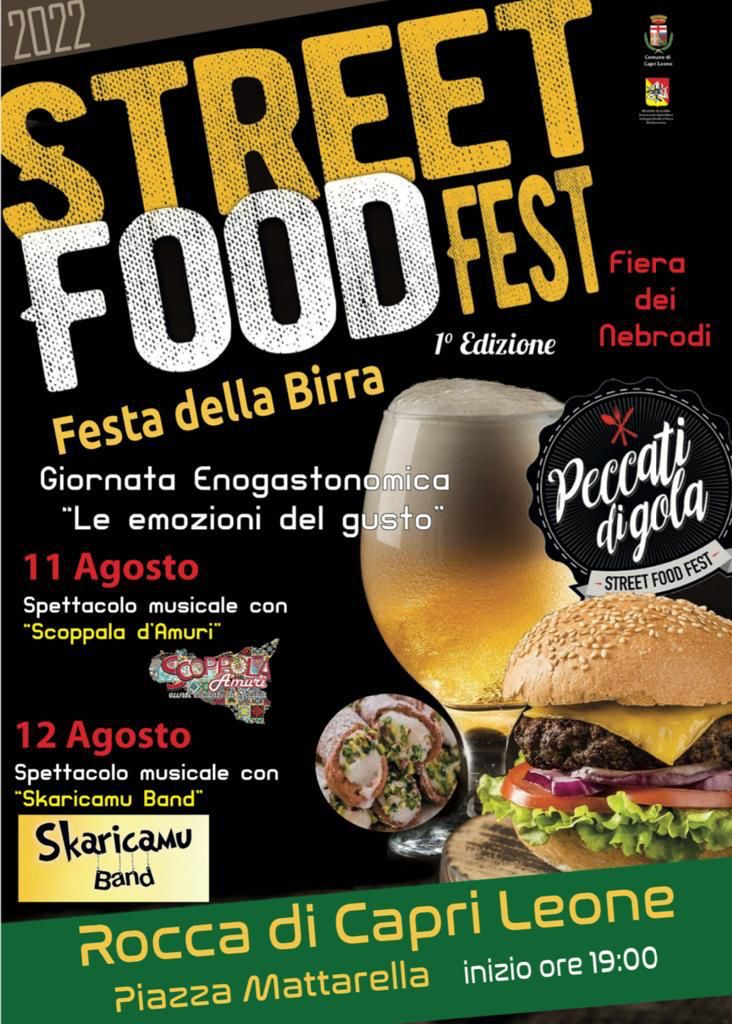 capri leone (me) - l''11 ed il 12 agosto sono dedicati allo street food fest * festa della birra
