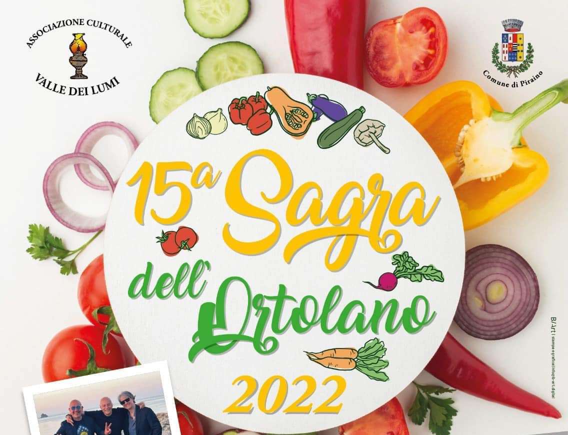 piraino  stasera nella contrada santignazio la 15 sagra dellortolano