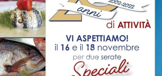 naso  il ristorante la perla compie 20 anni. il 16 e 18 novembre per due serate speciali